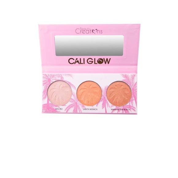 Beauty Creations Other - Beauty Creations Cali Glow Highlighter Palette - Light Pink, Peach, Bronze